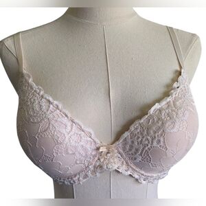 Marilyn Monroe Tan Lace Push-up Bra